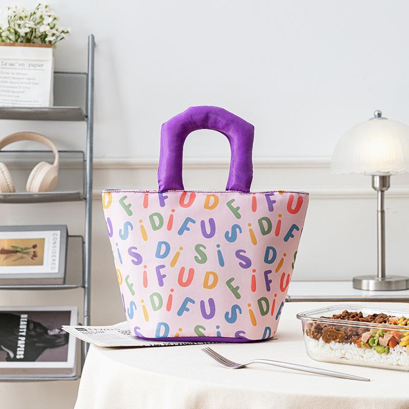 

мягкая и милая сумка для бэнто, термоизоляционная и сохраняющая свежесть сумка большой вместимости, портативная сумка для ланч-бокса, студенческая сумка для ланча, утолщенная сумка-холодильник.