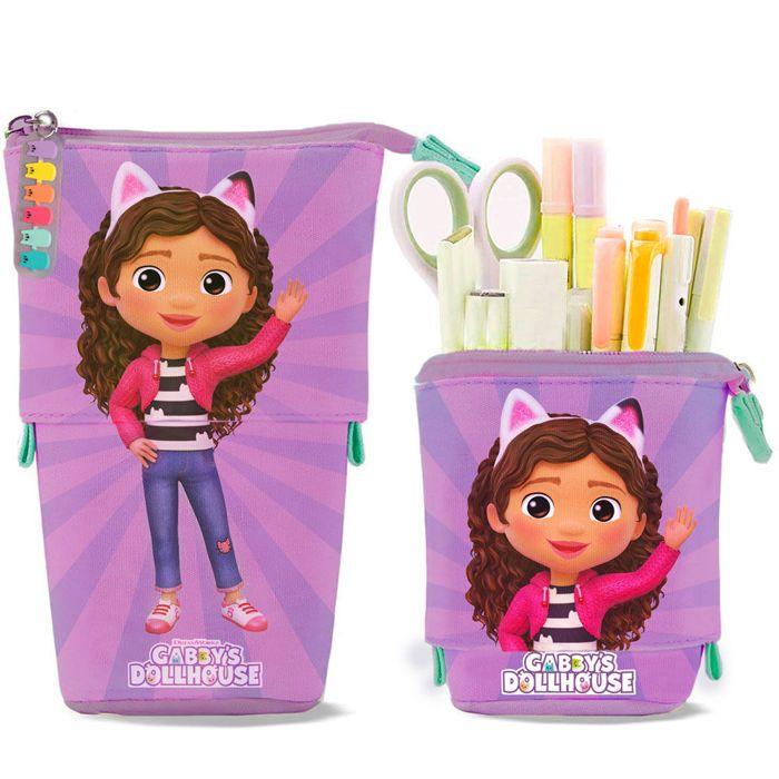Trousse à crayons - Cyp Brands - Gabbys Dollhouse - Extensible - Multicolore - Zippée