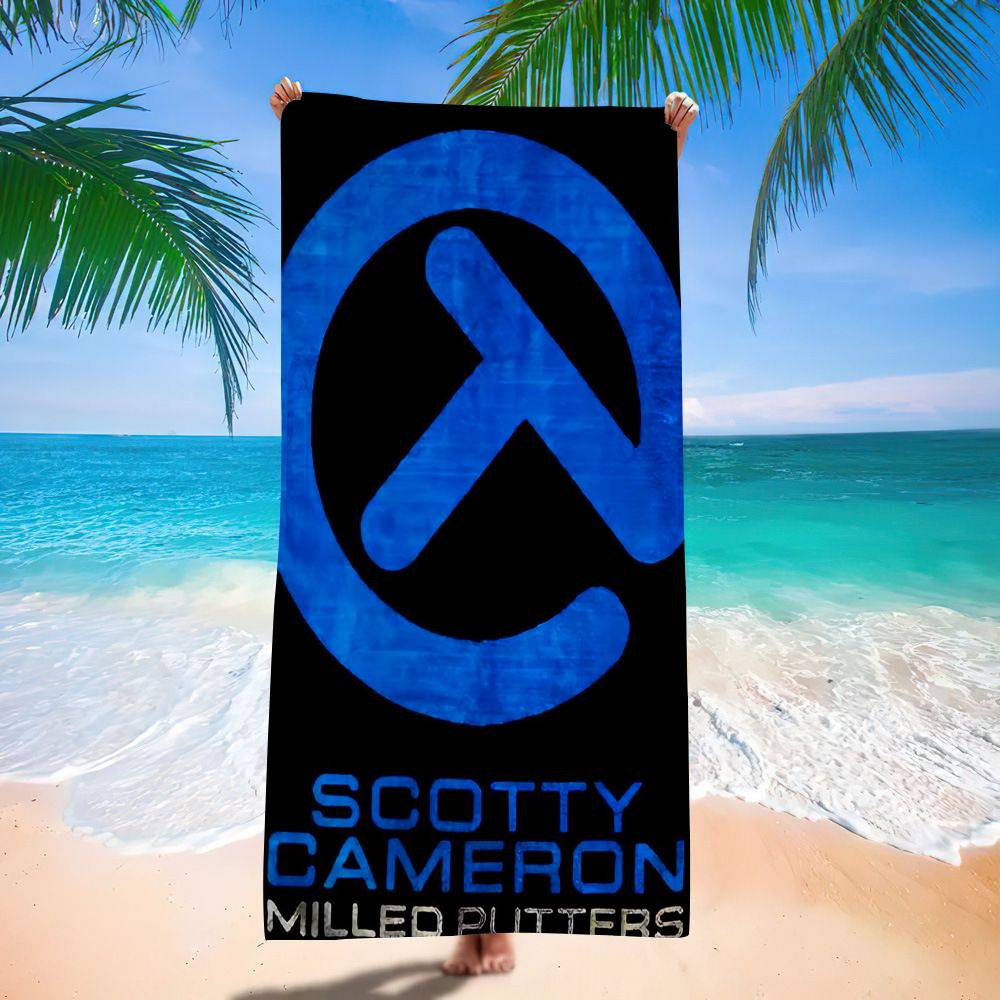 Golf S-scotty C-camerons Anime Anime Beach Swimming Towel Soft Absorbent Washcloth Children's Gifts For Kids Travel Camping Gym