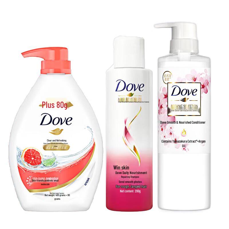 DOVE Hair and Body Wash Set