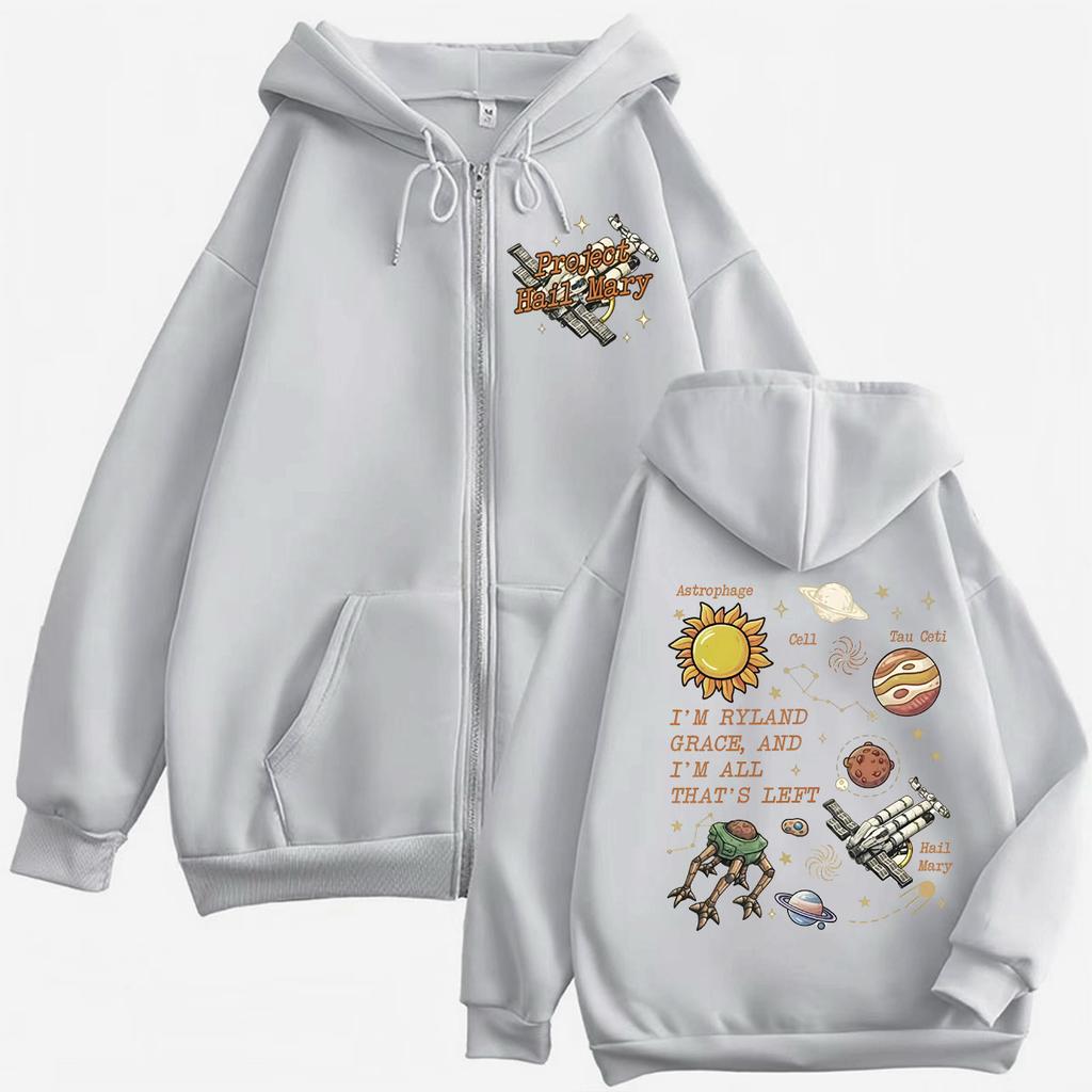 Rocky Project Hail Mary Inspired Amaze Amaze Amaze Zip Up Hoodies Coats Jacket Men Women Fashion Sweatshirt