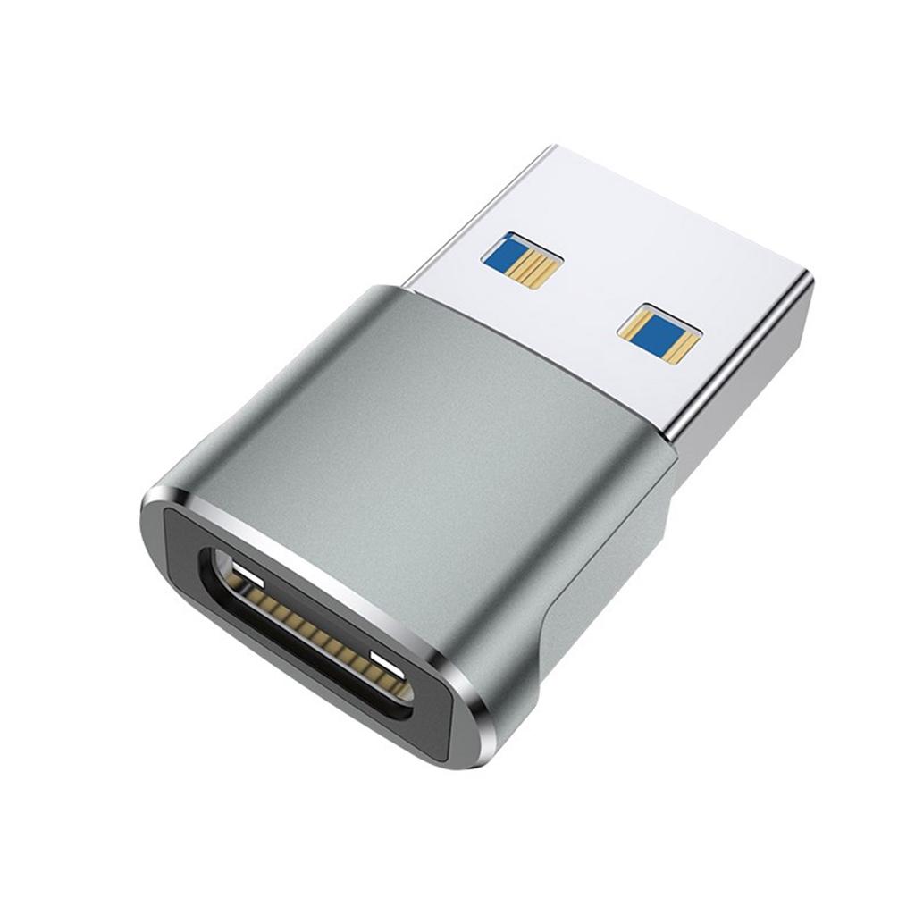 Adapter USB3.0 na USB-C, Złącze USB 3.0 Męskie na USB-C Żeńskie Prędkość Transferu 5 Gb/s do Przesyłania Danych i Ładowania