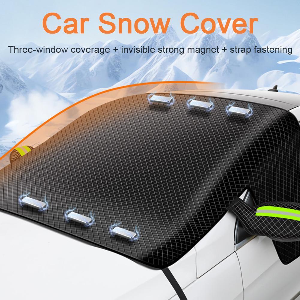 Car Sun And Snow Cover Car Windshield Snow Ice Protector Cover Front Window Auto Gear Anti Freeze Snow Windshield Cover