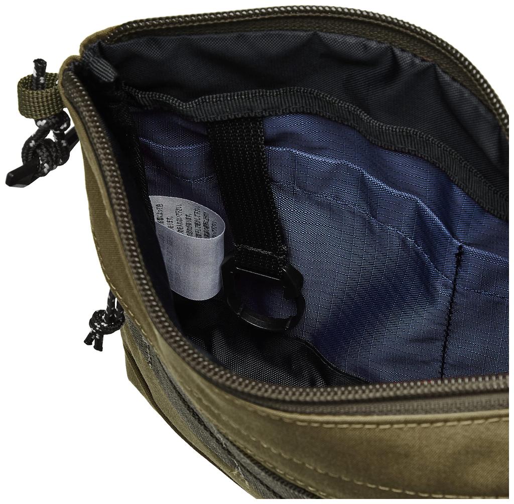 Wild Things Sacoche with Key Hook and Military Olive WT-380-3006 Pocket,