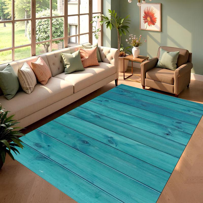 Make Old Wooden Printed Floor Mats Retro Minimalist Style Bedroom Doormat Farmhouse Living Room Kitchen Entrance Decoration Rug