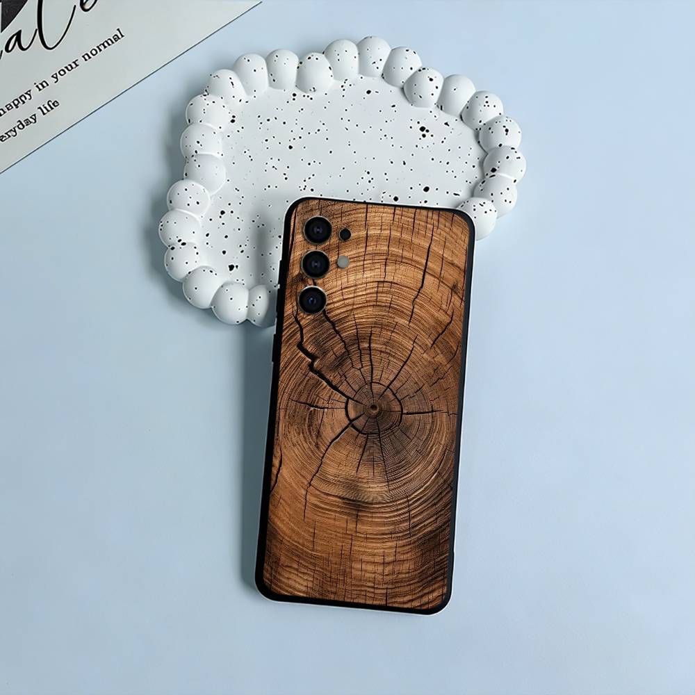 

Natural wood texture Black Soft Silicone Phone Case for Samsung S25, S24, S21, S22, S23, S30, Ultra, S20, Plus, FE, Lite Samsung S25