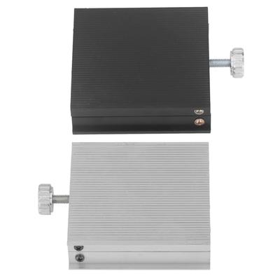 Plataforma Elevadora de Laboratorio 90x90mm Altura Ajustable Herramienta de Medición Plataforma Elevadora Manual Plataforma Elevadora de Aleación de Aluminio