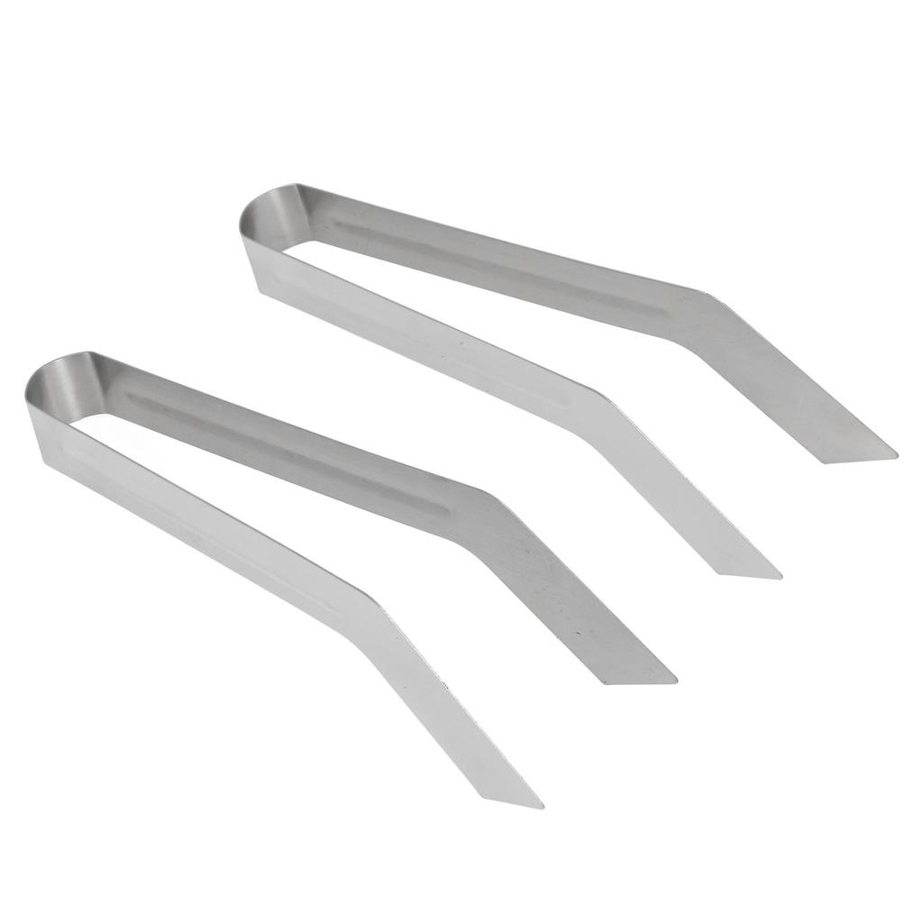 2Pcs Seedling Transplant Tongs Stainless Steel Defend Roots Portable Plant Transplanting Tong Gardening Tools