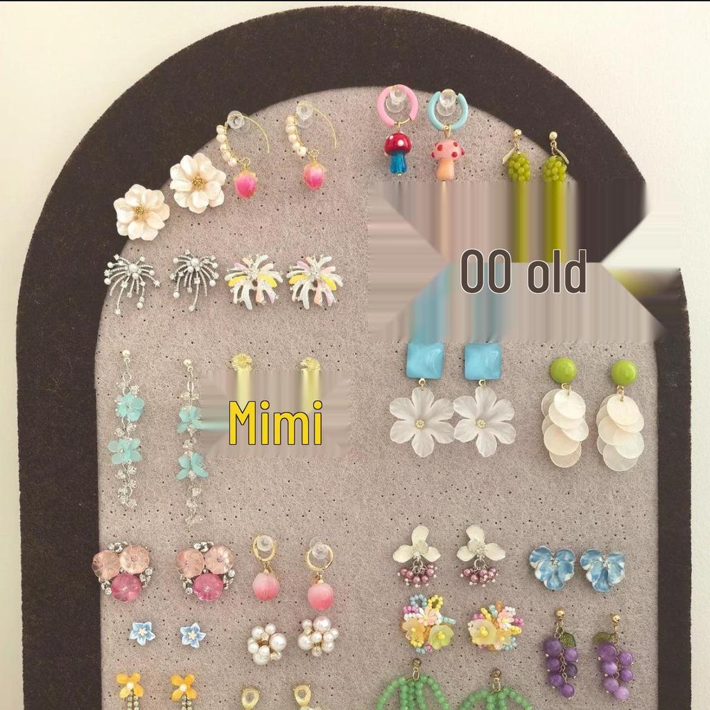 Forest Story: Sweet Style Contrasting Flower Stud Earrings for Women – Fresh, Fashionable, Light Luxury Feel