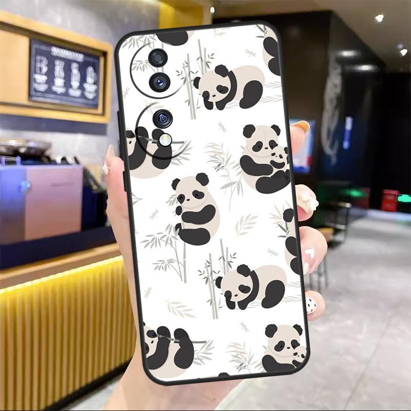 Panda Animal For Honor Magic 8 7 6 5 Lite Case For Honor 200 400 Pro 50 70 90 X8c X8b X9a X9b X9c Win RT