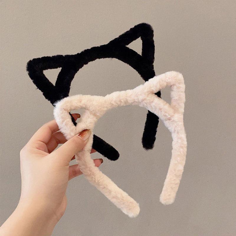 Women's Cat Ear Headband 2025: Versatile Autumn-Winter Hair Accessory for Outings & Face Washing