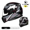 Milin Full Face Motorcycle Helmet with Double Visor