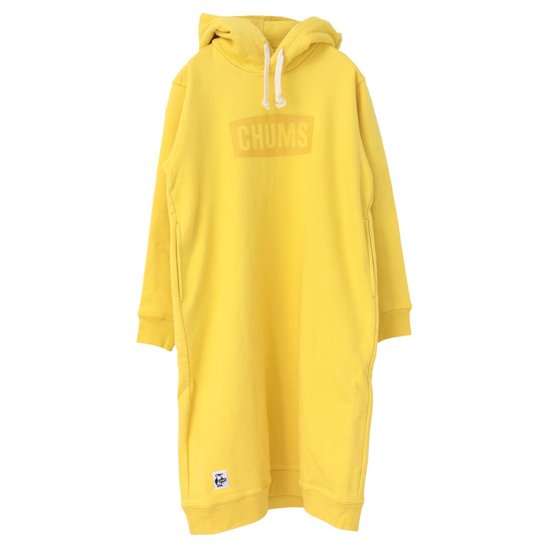 

Hooded Sweatshirt Logo Long Parka Yellow [Chums] Women s