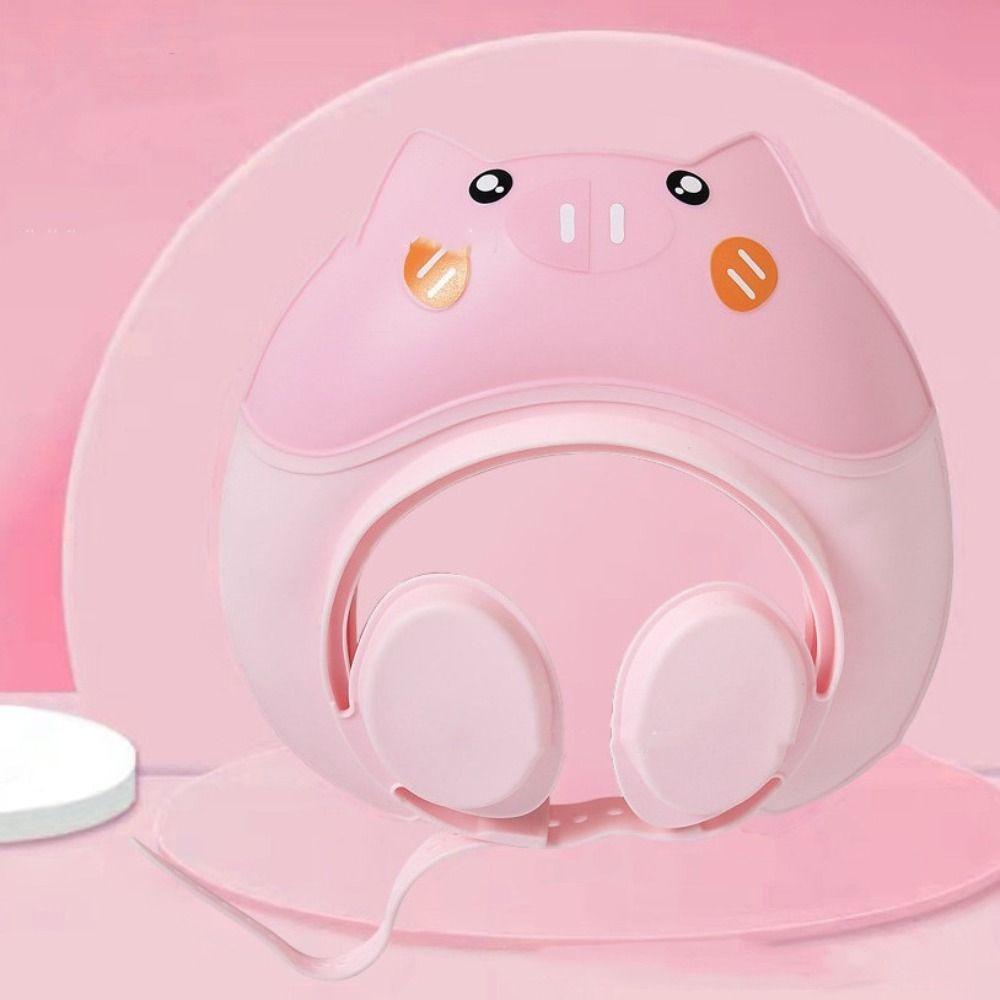 Soft Baby Shower Cap Adjustable Children's Bath Cap Baby Shampoo Cap  Shower Protect Head Cover