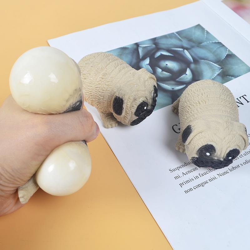 Creative Dog Adult Decompression Toy Sausage Pinch Music Flour Elastic Stretch Deformation Vent Squeeze Stress Relief Toy
