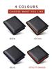 Men's Genuine Leather RFID Blocking Multi-Card Wallet with Coin Purse