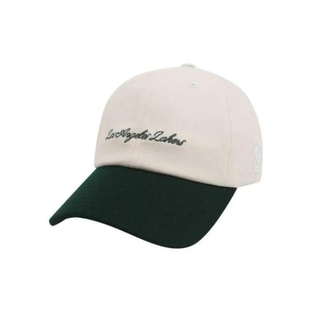 [NBA] M Cap KQC N245AP266P-IV LAL Oxford Lettering SOFT BALL CAP_SC165 FREE