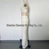 Holiday Hollow Out Long Dress & Sexy Bikini Set - Beach Cover-up with Sun Protection & Bandage Design