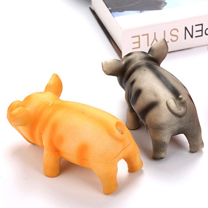 Pet Toy Venting Pig Dog Pressing Funny Screaming Latex Pig Toy Cat Dog Training Interactive Play Special Supplies