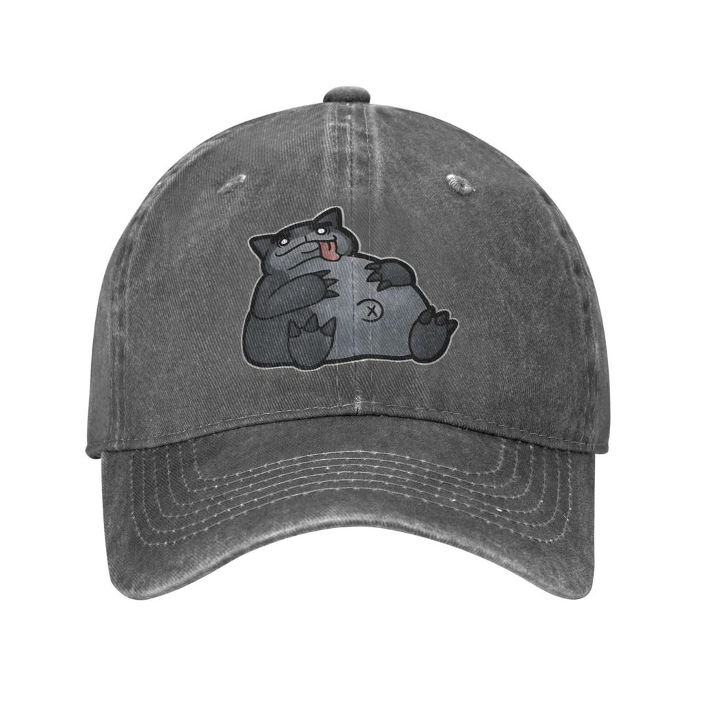 Klassische MEWGENICS Frank Baseballkappe Unisex-Stil Used-Denim Gewaschene Kopfbedeckung Outdoor-Workouts Verstellbare Passform Kappen Mütze