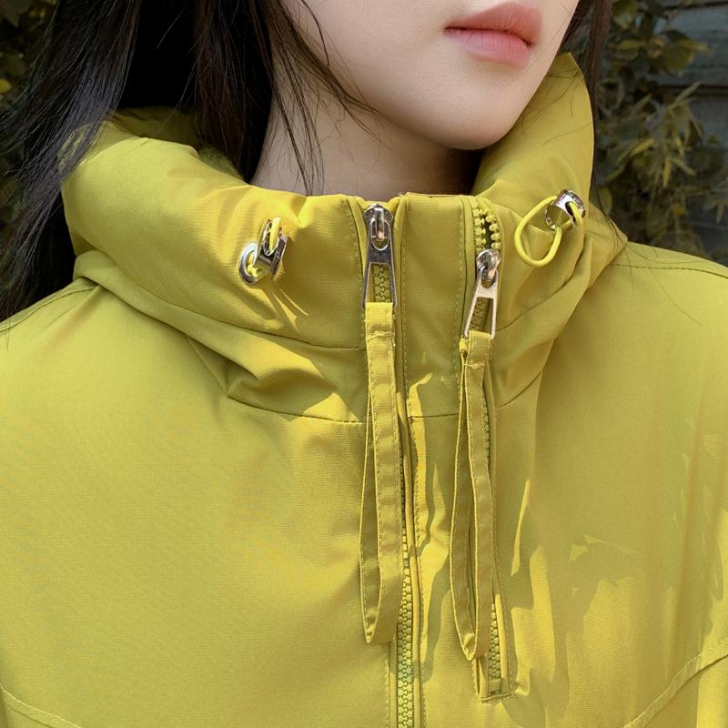 Mode Winter Damen Parkas Kapuze Dick Warm Jacken Elegant Locker Damen Mäntel