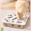 Cat Play Felt Box - Self-Entertainment Maze Toy with Scratching Board Durable Non-Shedding Fun for Bored Cats & Kittens