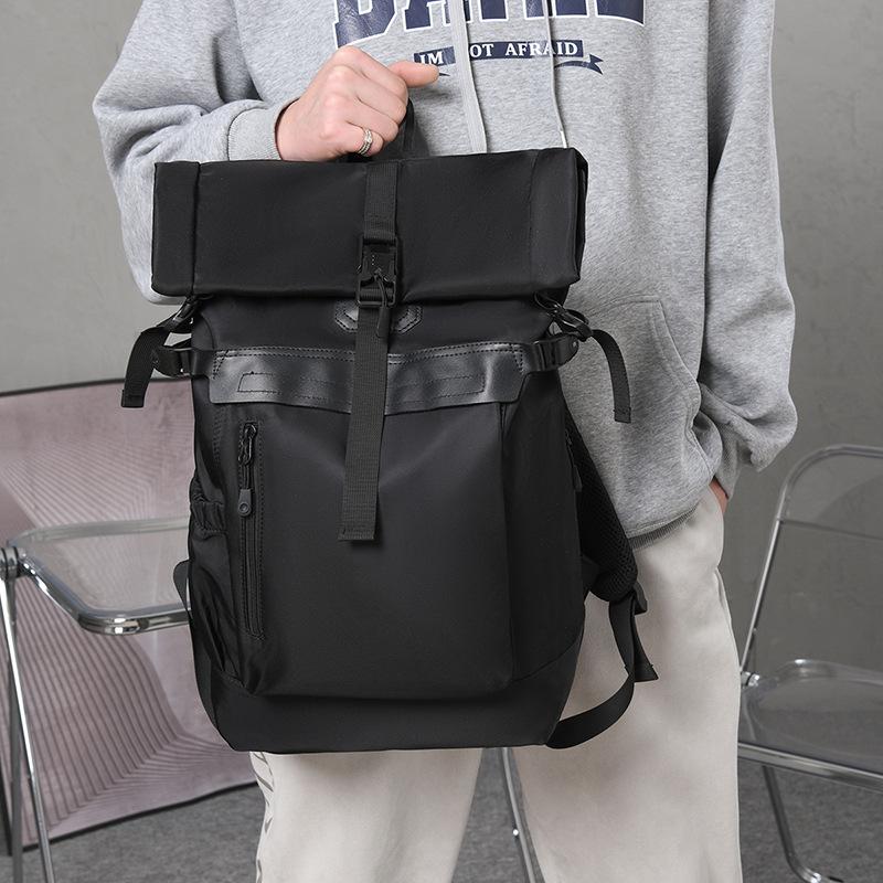 TS JYL laptop bag,2023 Autumn New Korean Backpack Multi Function Fashion Student School Bag Printable Logo