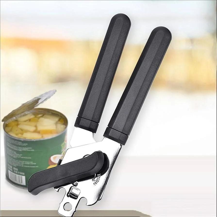 Lebensmittelechter Edelstahl Schneidender Dosenöffner für Küche Restaurant Handheld Manueller Dosenöffner Ergonomischer Dosenöffner mit glattem Rand