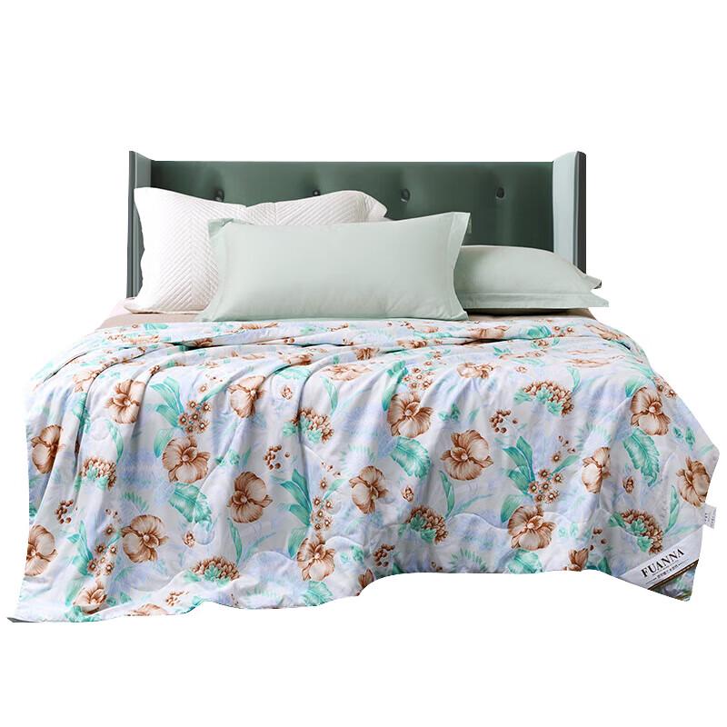 

Fuanna Printed Tussah Silk Summer Quilt