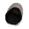 Vintage Beret Damski Brytyjska Czapka Forward Czapka Newsboy Kolorowa Żakardowa Kraciasta Czapka
