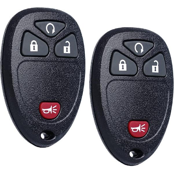 MechanMagic Key Fob Replacement Fits for Chevy Silverado Avalanche Equinox Express Traverse GMC Yukon Sierra 1500 2500 3500 HD Acadia Savana Buick