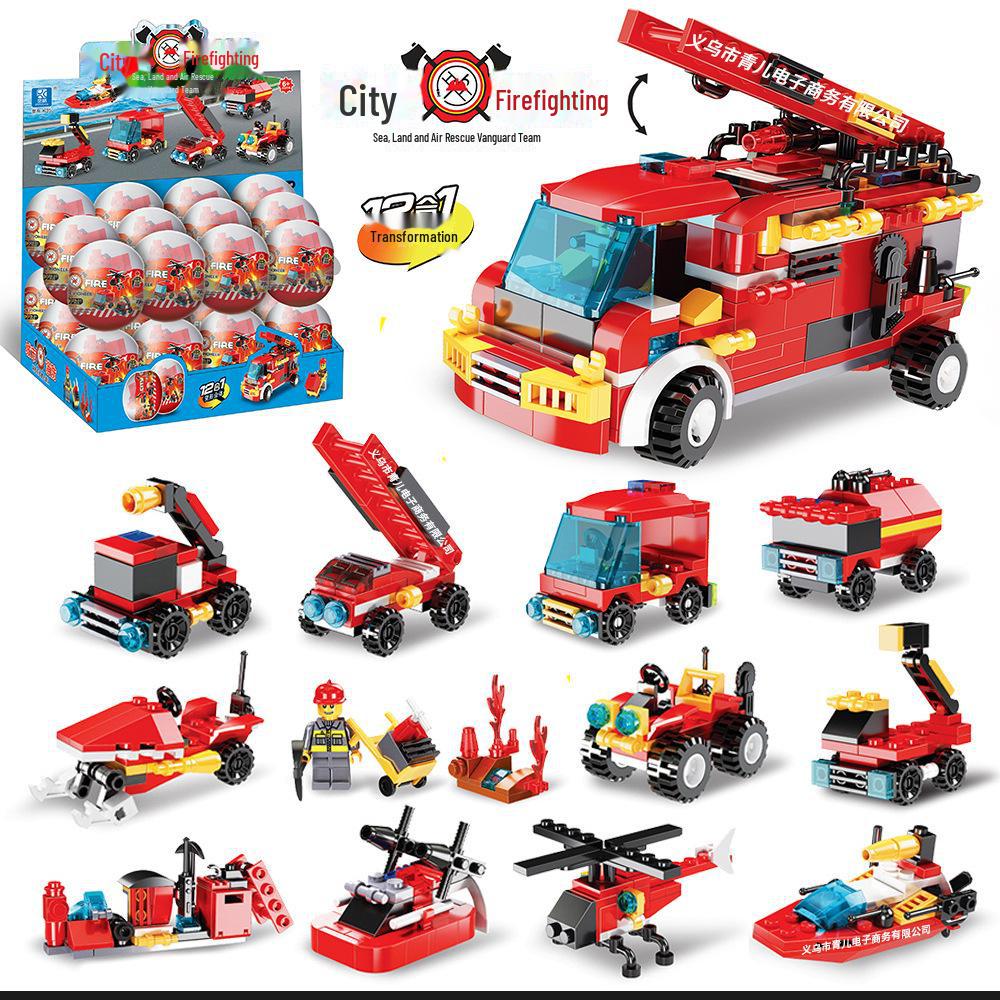 

Дитячі DIY Гачапон Будівельні блоки Головоломки Іграшки-автомобілі – ранній навчальний механізм складання, сліпа коробка подарунків