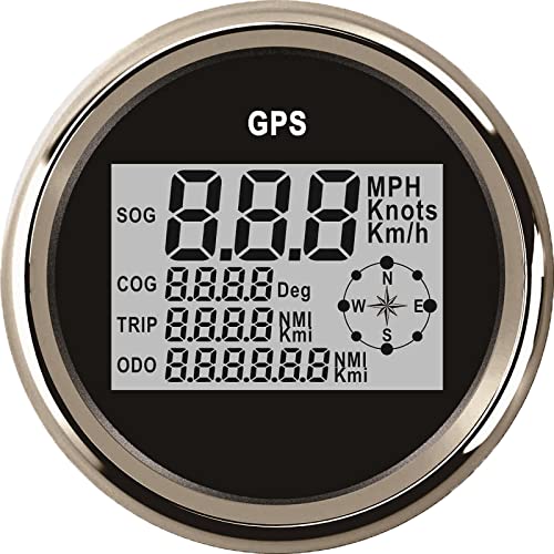 

ELING Digital GPS Speedometer, Universal Auto Gauge for Cars, Motorcycles, Boats, and Yachts, 85mm, 9-32V