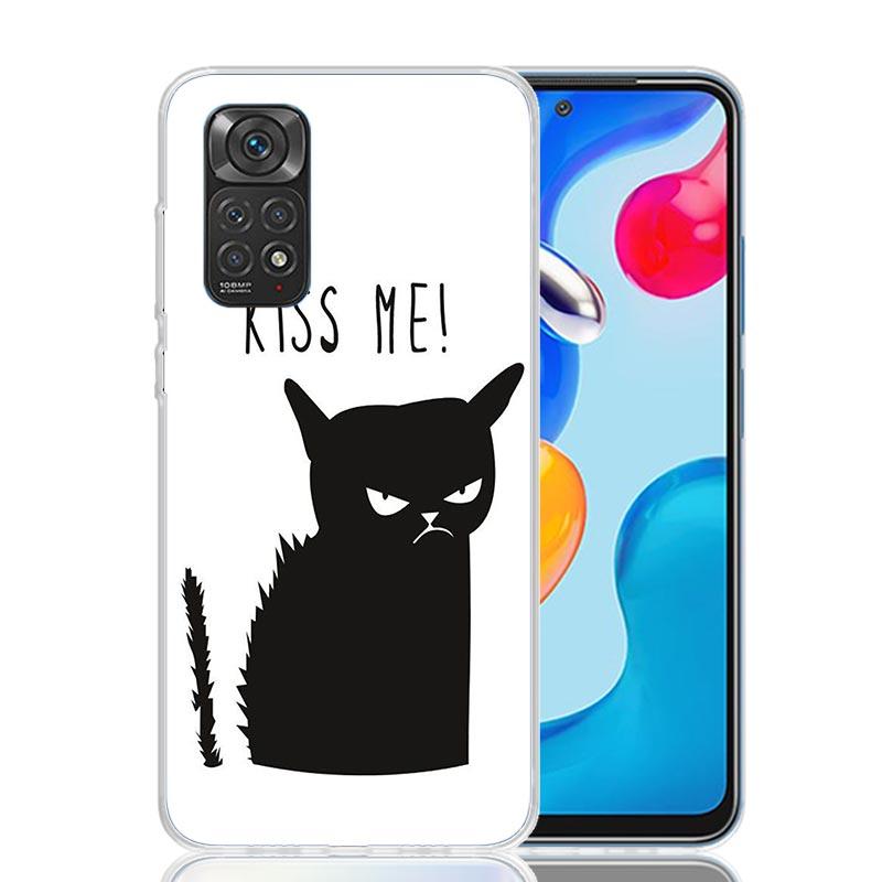 

Cat Footprint Funny Paw Cute Phone Case For Xiaomi Redmi Note 13 14 15 Pro Plus 12S 12 14S 11S 11E 10 10S 11 11T 5G 4G Cover Coq Redmi Note 14S