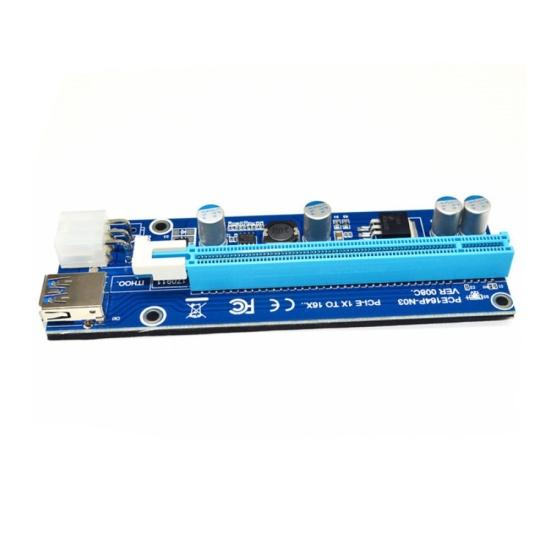 Mini PCI-E para PCI-E x16 Riser Placa Gráfica Externa + Cabo USB 60 para Laptop