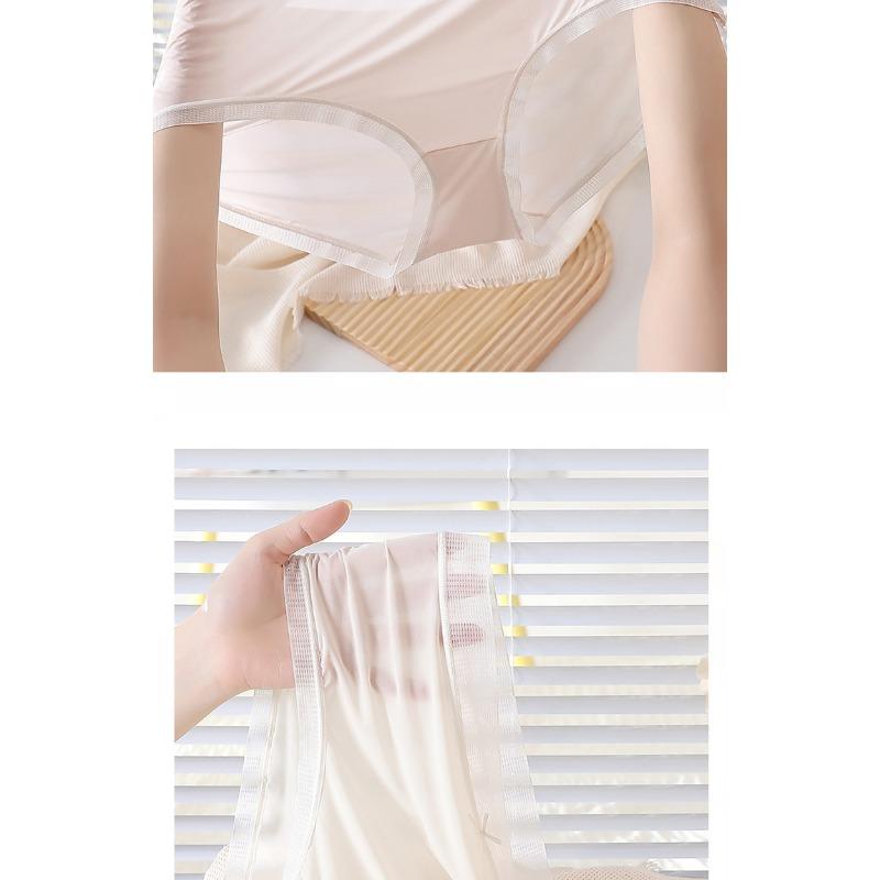 Mittelhohe Eis-Haut Nackte Schnelltrocknende Slips ohne Abdrücke, die das Gesäß umschließen, Damen-Slips