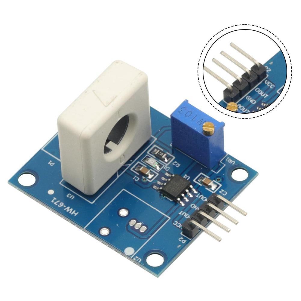 WCS1800 Hall Effect Current Sensor Module for Electrical Monitoring DC35A with Overcurrent Protection and Analog Output