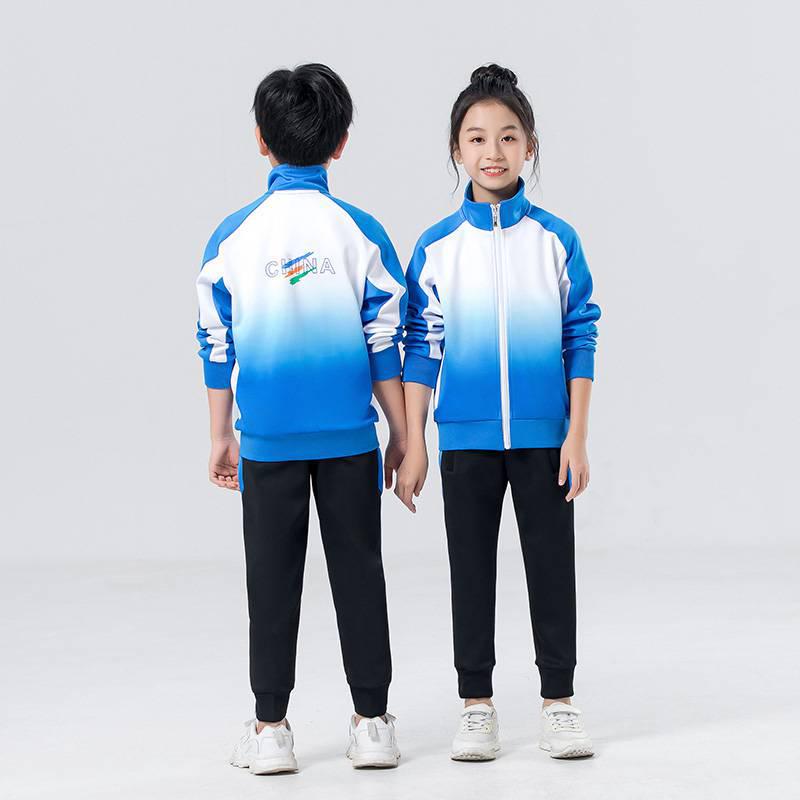 Unisex Sports Suit 2022: Spring/Autumn Loose Casual Wear, Kids' Long Sleeve Cardigan, Running Two-Piece Set