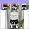 Summer Stylish Boys Two Piece Outfit Set For Kids With Soft Cotton Tank Top And Shorts