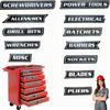 PVC Magnetic Toolbox Labels Easy Identification Tool Box Labels Reusable Tags for Steel Toolboxes
