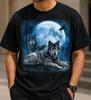 Moonlit Wolf Pack Tee
