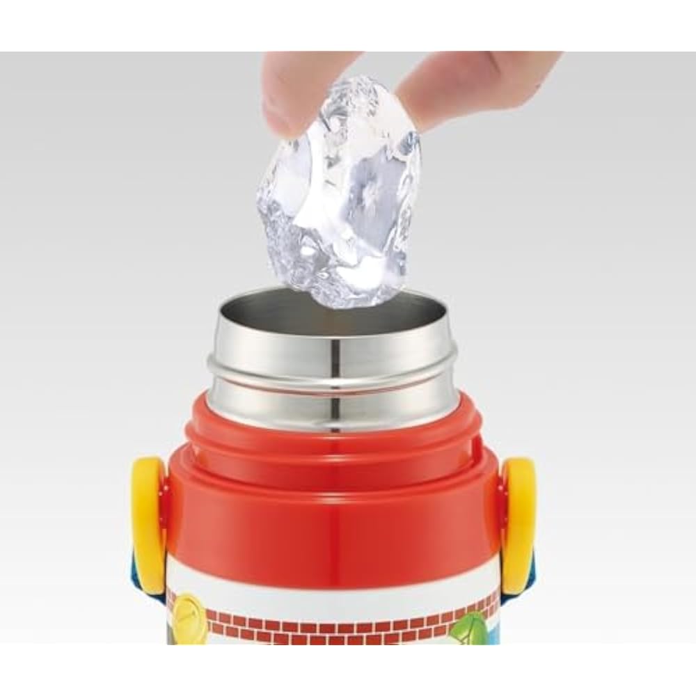 Skater (Skater) Water Bottle for Kids, 2 Way, Direct Drinking, 470 Ml, Cup Drinking, 430 Ml, Supe...