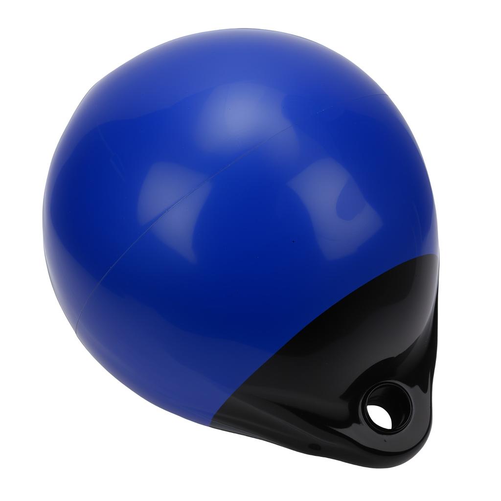 Inflatable Boat Mooring Buoy High Strength PVC Round Boat Bumper Ball for Yachts Boats Mooring Black Head Blue A25
