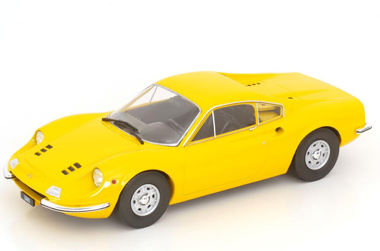

MCG Ferrari Dino 246 GT 1969 Желтый Ferrari Dino 246 GT Мини-автомобиль Литой 1/18 [Предмет] жёлтый