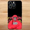 Monkey G-Gorilla TagS Phone Case For iPhone 16,15,14,13,12,11,Mini,Pro,SE,MAX White Matte Shockproof Cover