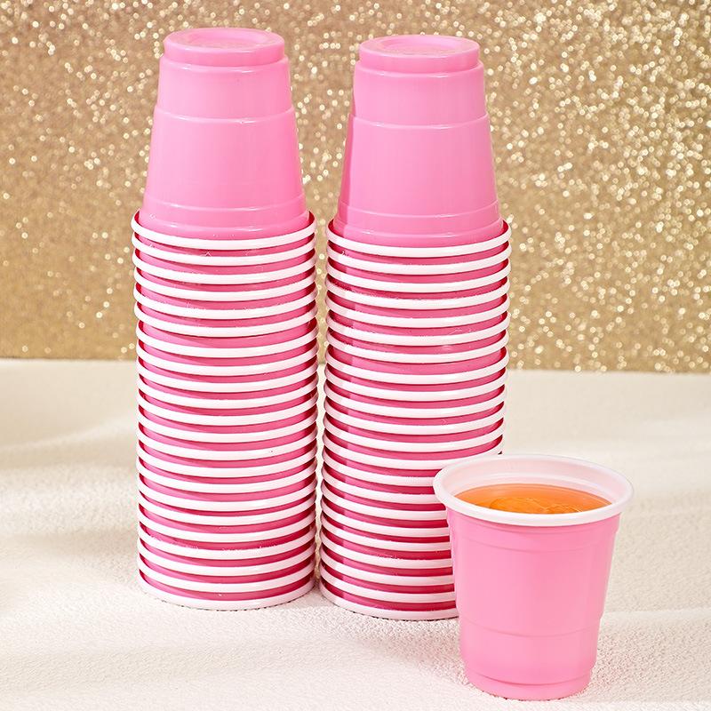 50pcs 2 Oz Plastic Shot Cups Mini Shot Glasses Party Cups Beer Taste Serving Snacks Plastic Shot Cups Plastic Mini Water Cups Jello Shots