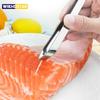 Fiskbenspincett i rostfritt stål Tångklämma Avdragare Borttagningstång Fiskbensplockklämma Köksprylar Verktyg