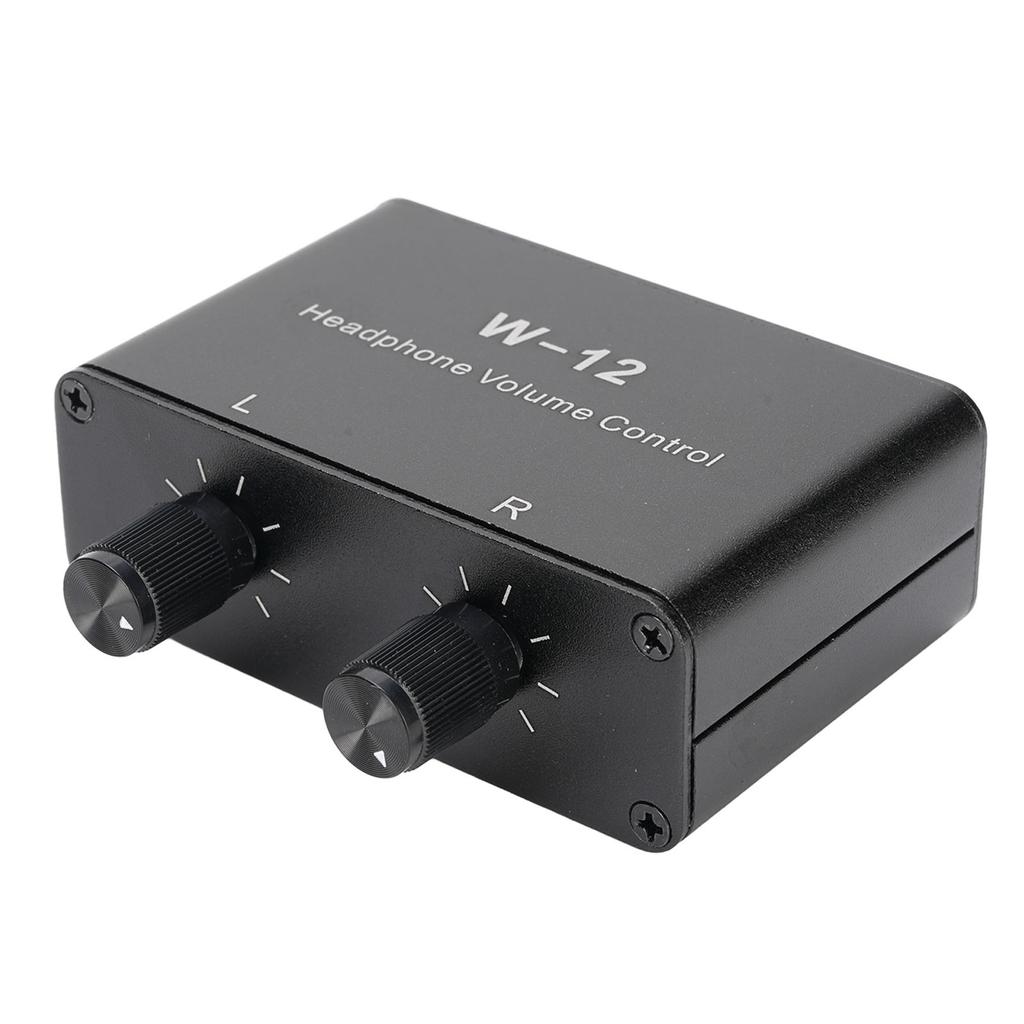 3.5mm 6.35mm Stereo Volume Controller, 1Celsius4 Inch 1Celsius8 Inch Volume Control Knob, Headphone Volume Attenuator for Guitar Studio Display Speake