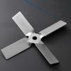Scientific Dispersing Impeller 304 Stainless Steel Four with Center Hole CrossShaped Mixing