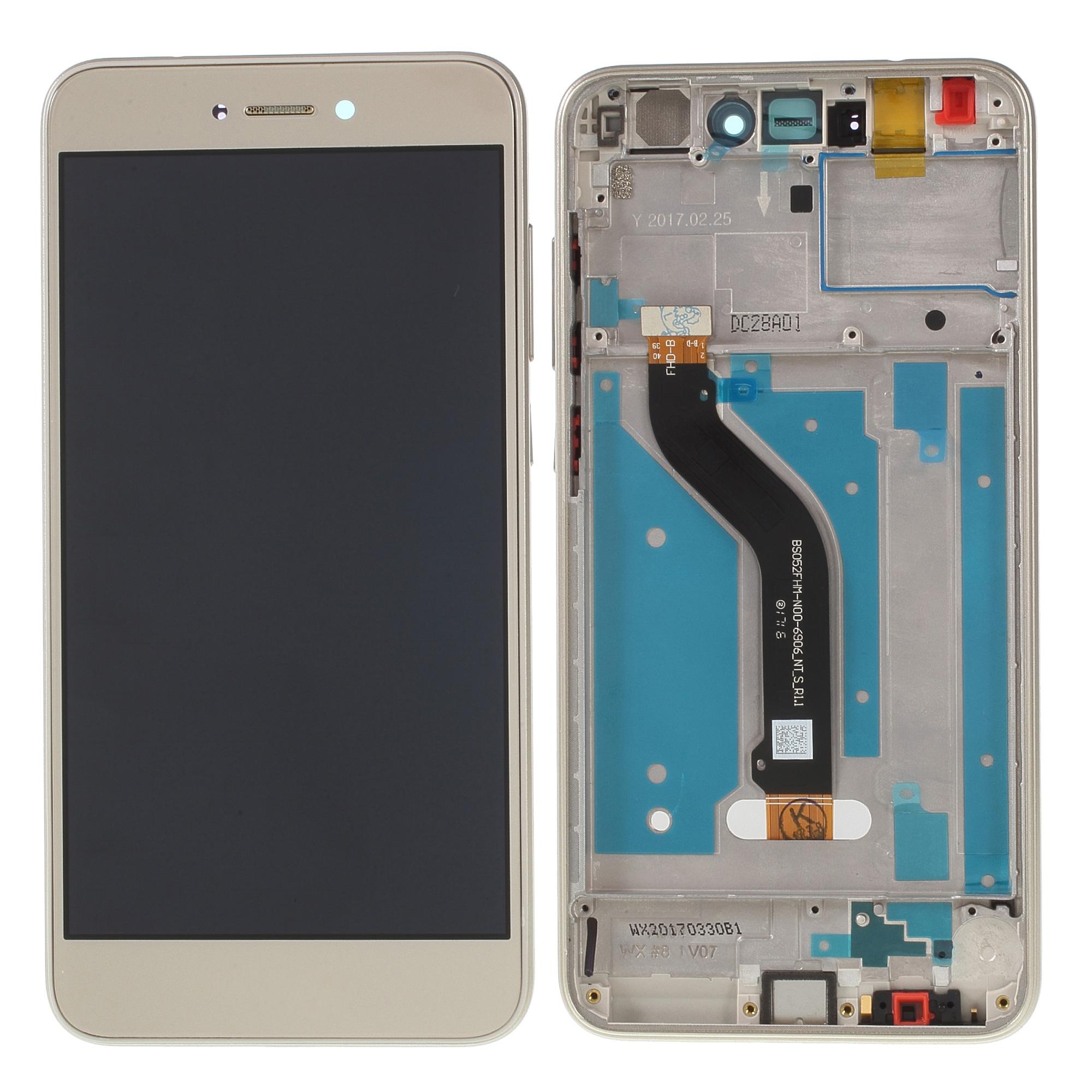 

For Huawei P8 Lite (2017)/Honor 8 Lite Grade B LCD Screen and Digitizer Assembly+Frame Part (without Logo) Gold